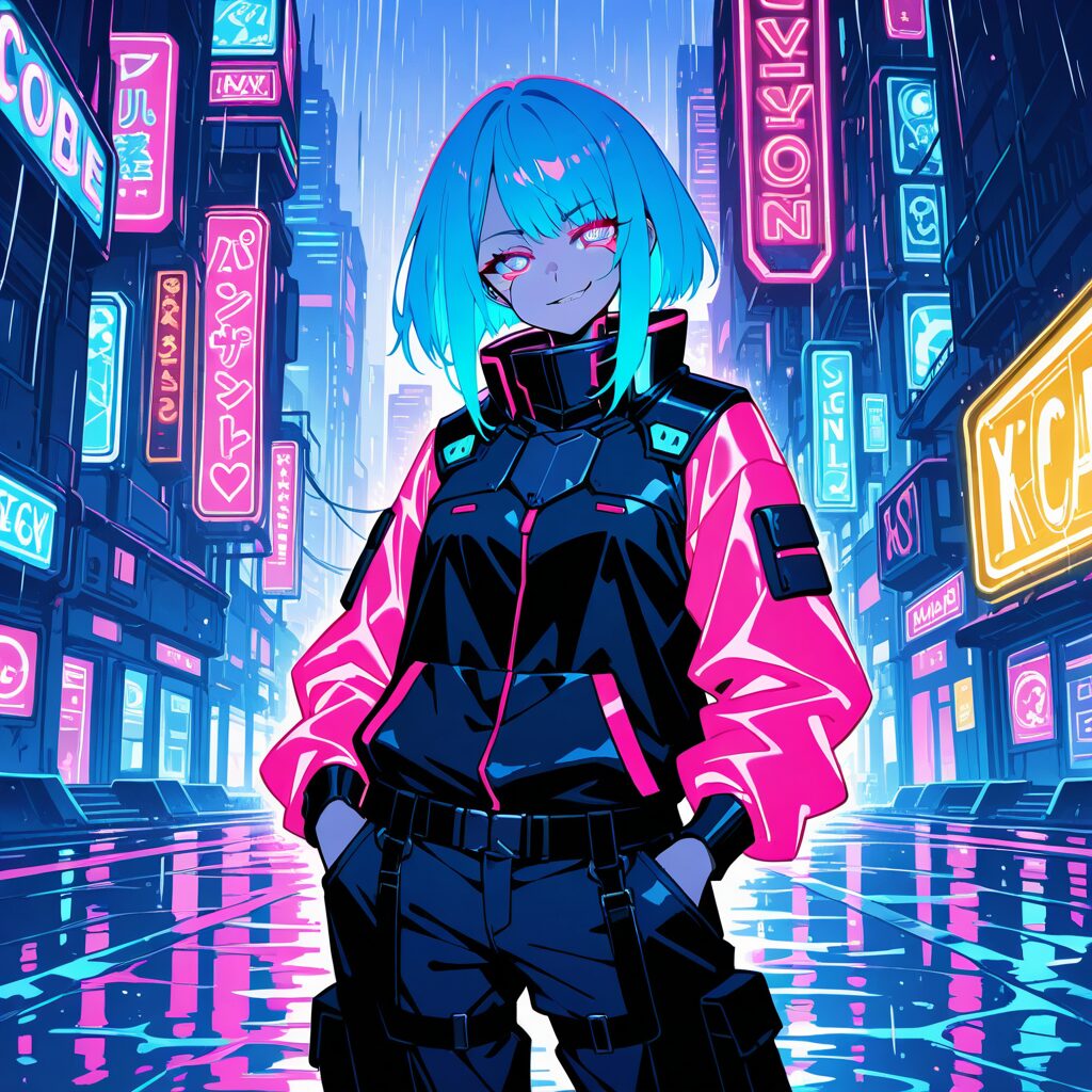 cyberpunk city