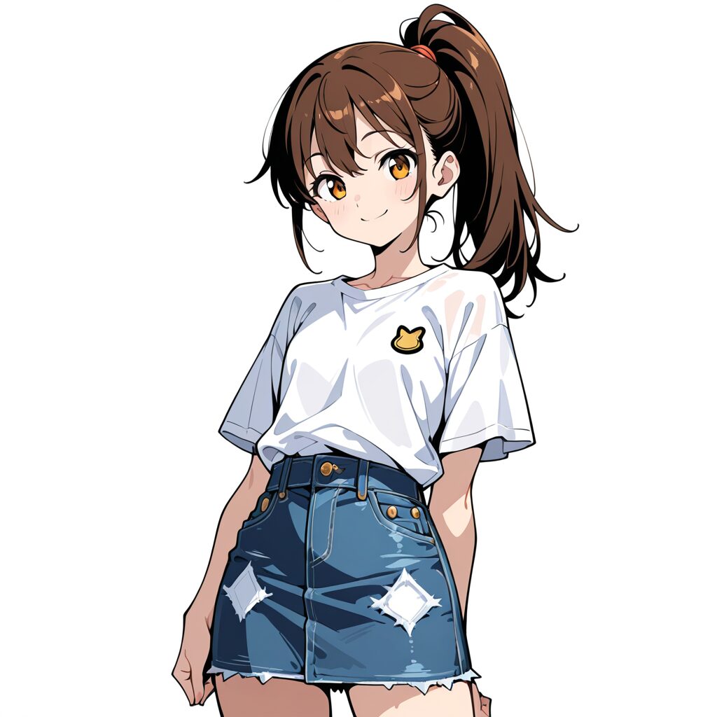 denim skirt