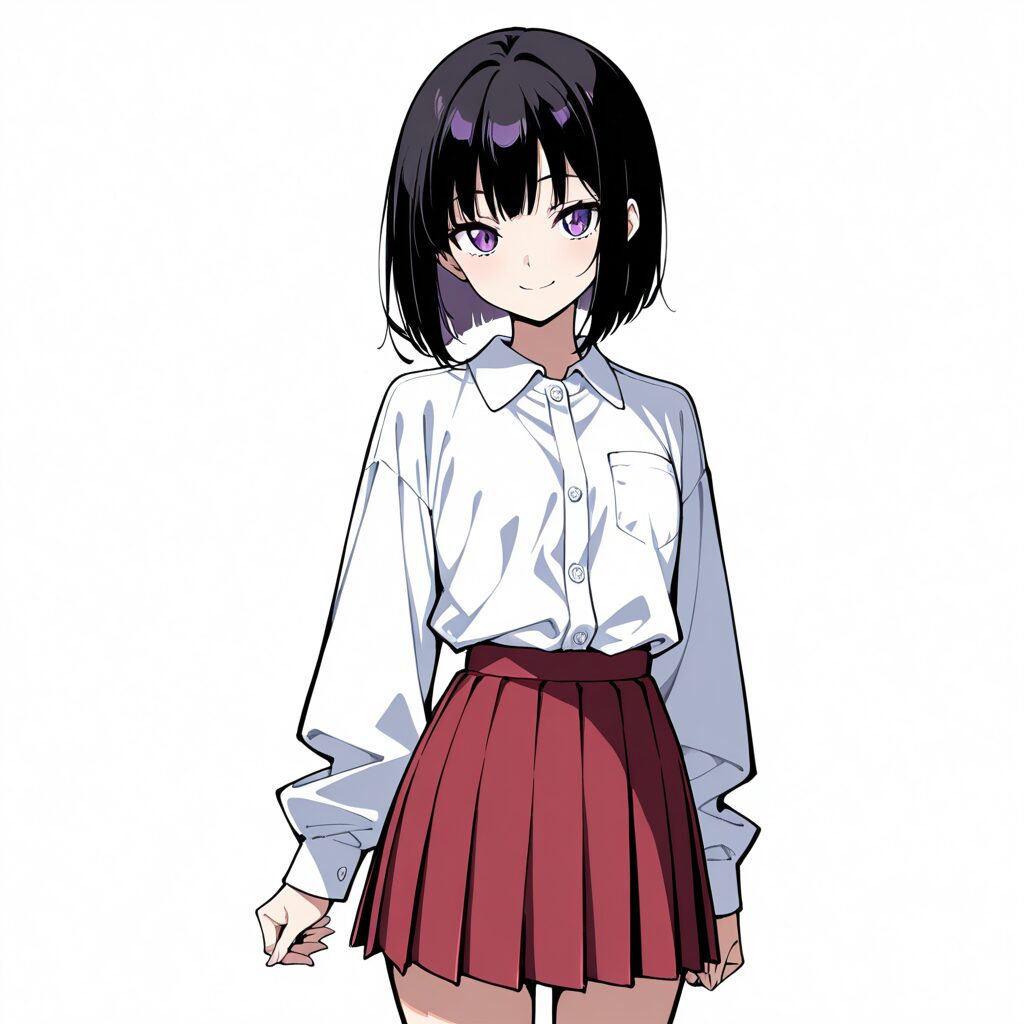 pleated skirt